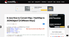 Desktop Screenshot of crunchify.com