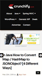 Mobile Screenshot of crunchify.com